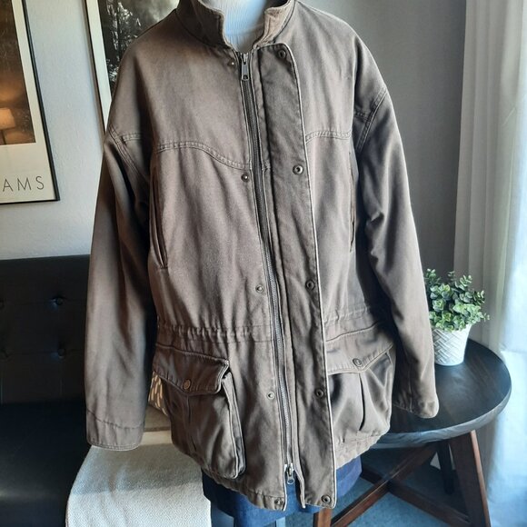 Cabela's Ranch Work Chore Barn Coat Sz XL Reg Men's Brown - Picture 2 of 16